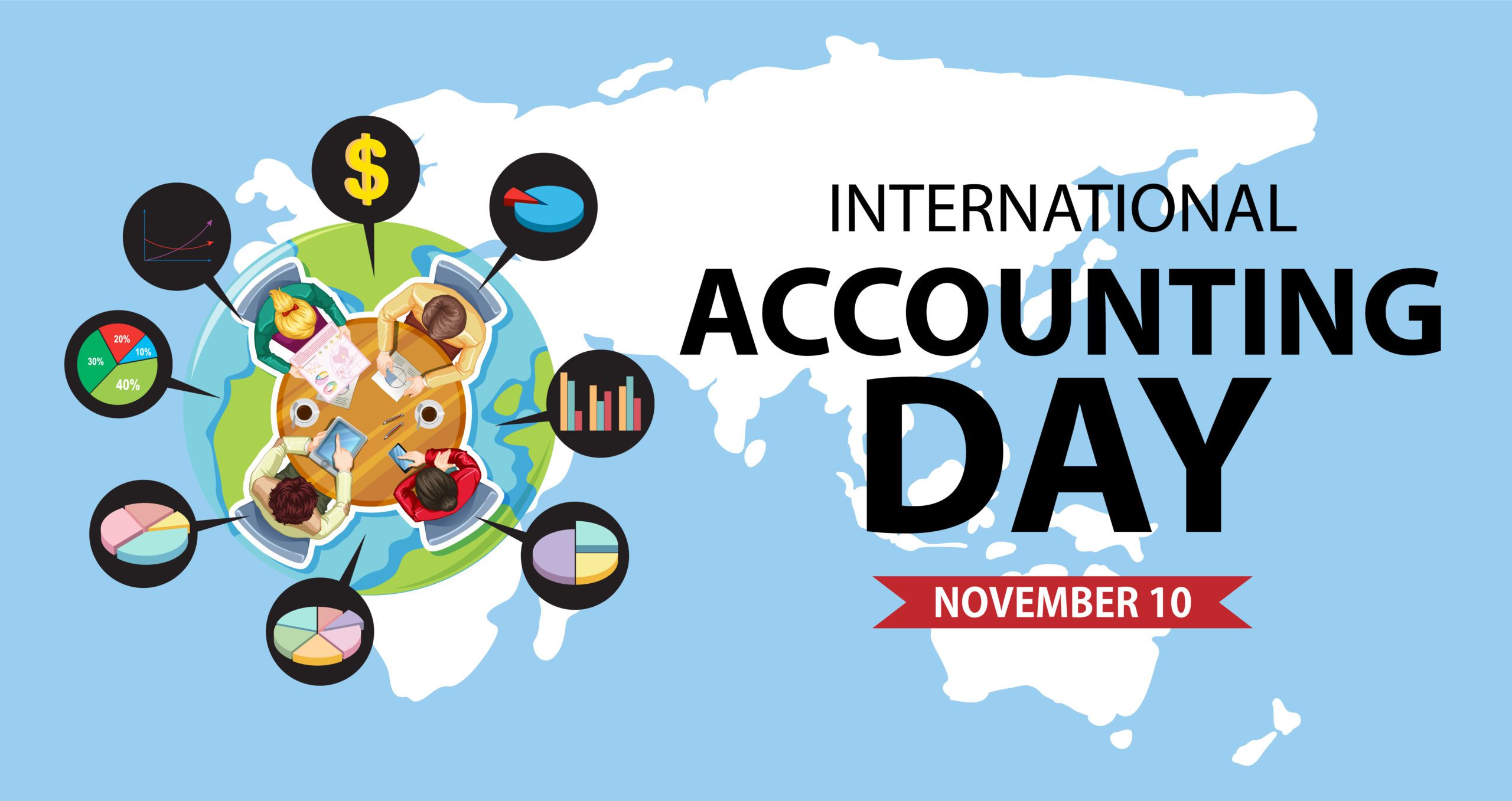 Image about Accountant day celebrated worldwide.